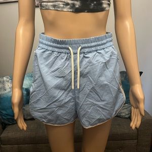 Blue shorts